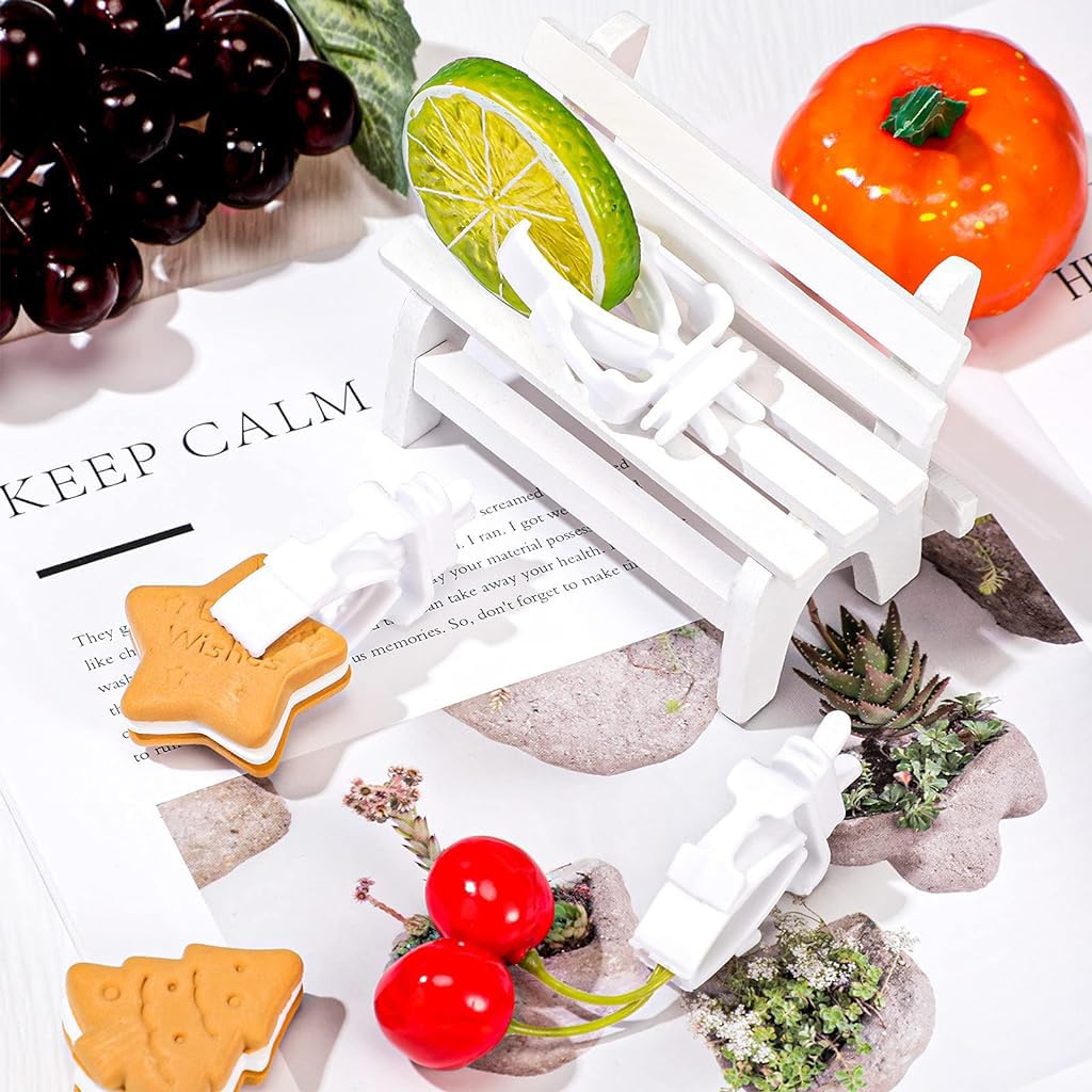 Qpets Pet Food Clip, 6Pcs Bird Food Clips Holder for Cage Fruit Slice Clip Holder for Cage Plastic Bird Food Clip for Fruit Slices, Vegetable Leaf, Stem Qpets Pet Food Clip, 6Pcs Bird Food Clips Holder for Cage Fruit Slice Clip Holder for Cage Plastic Bird Food Clip for Fruit Slices, Vegetable Leaf, Stem